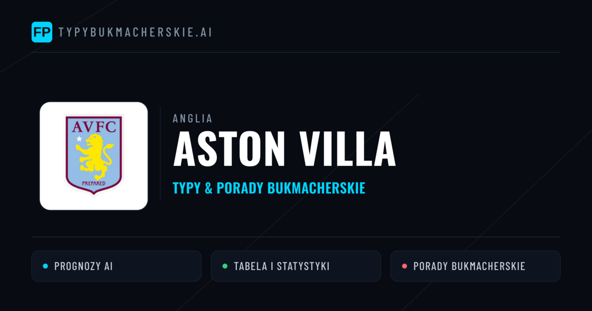 Aston Villa Typy i statystyki