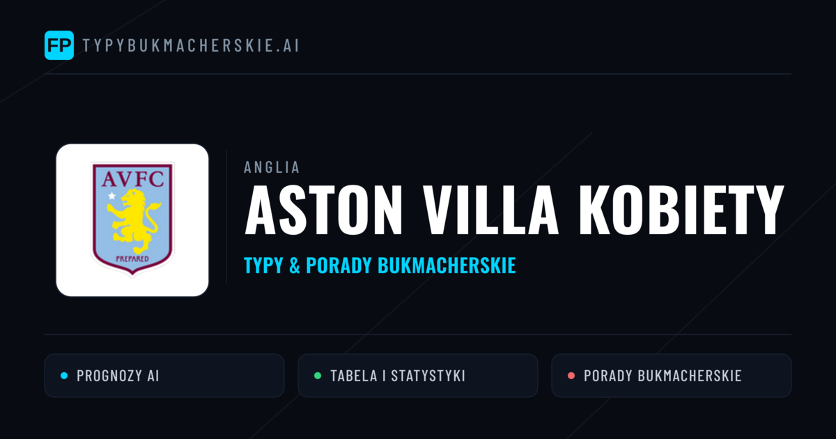 Aston Villa Kobiety Typy i statystyki