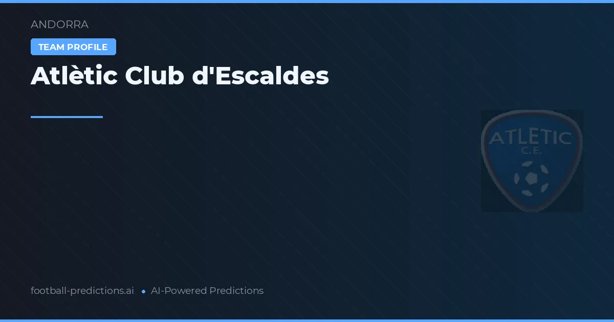 Atlètic Club d'Escaldes Typy i statystyki