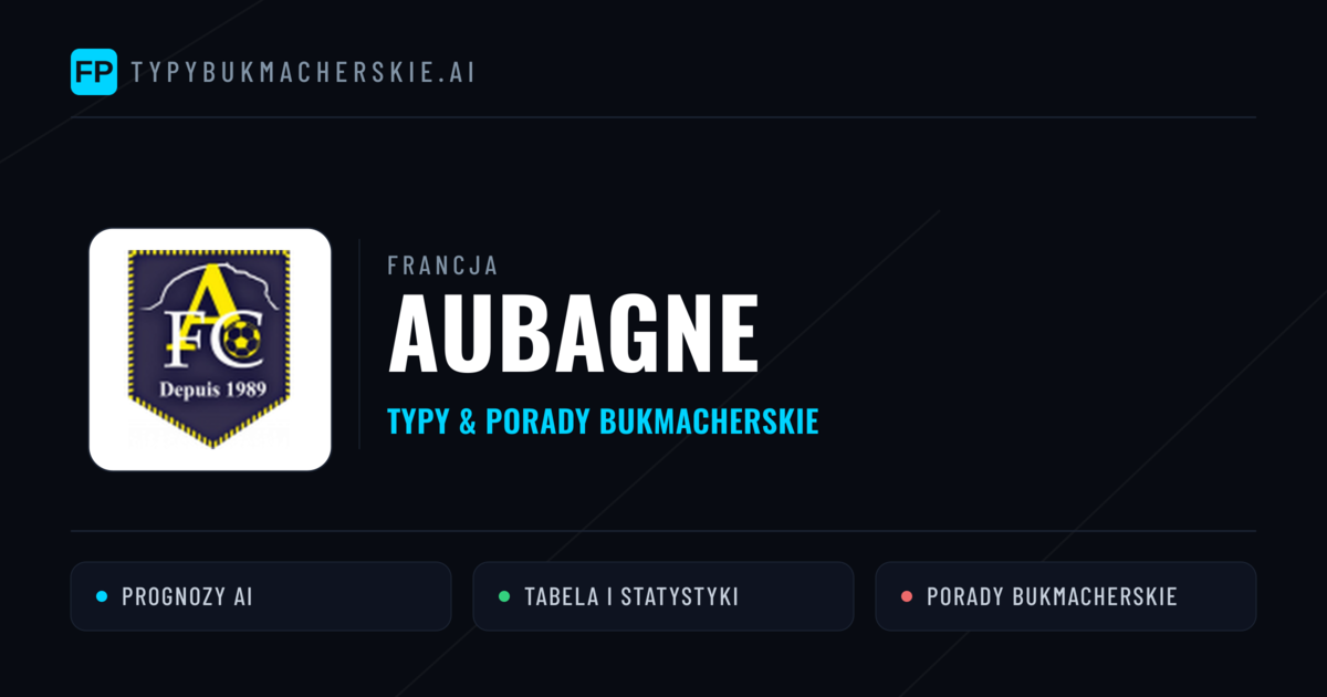 Aubagne Typy i statystyki