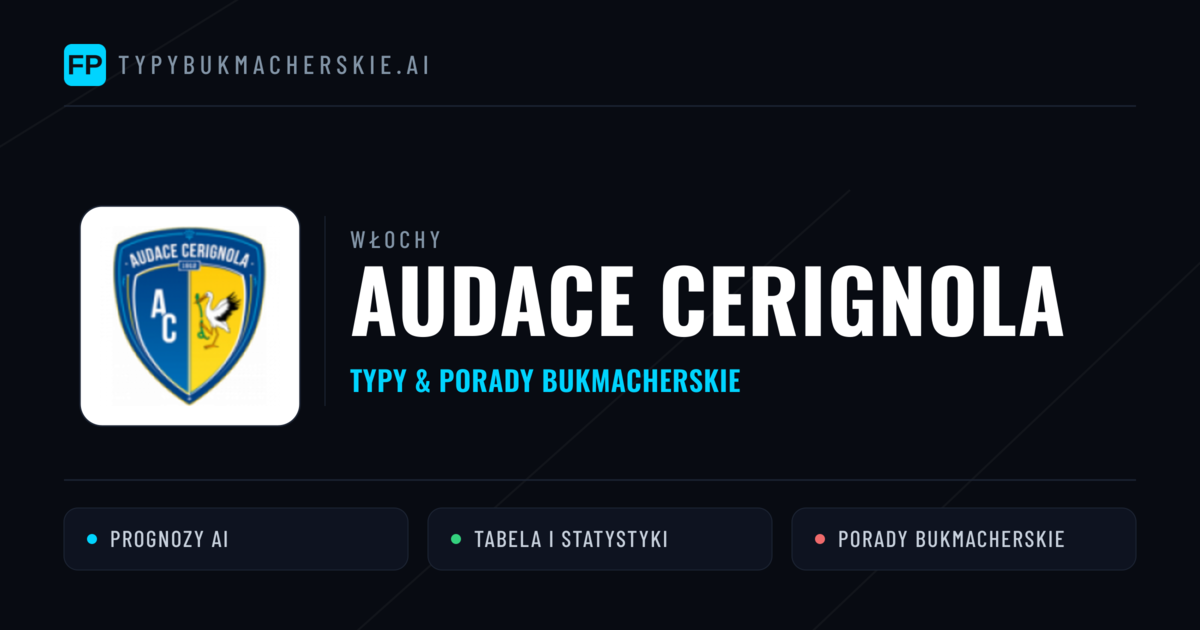 Audace Cerignola Typy i statystyki