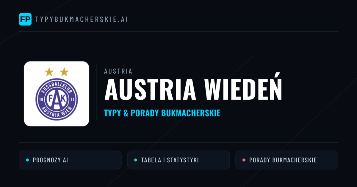 Austria Wiedeń Typy i statystyki