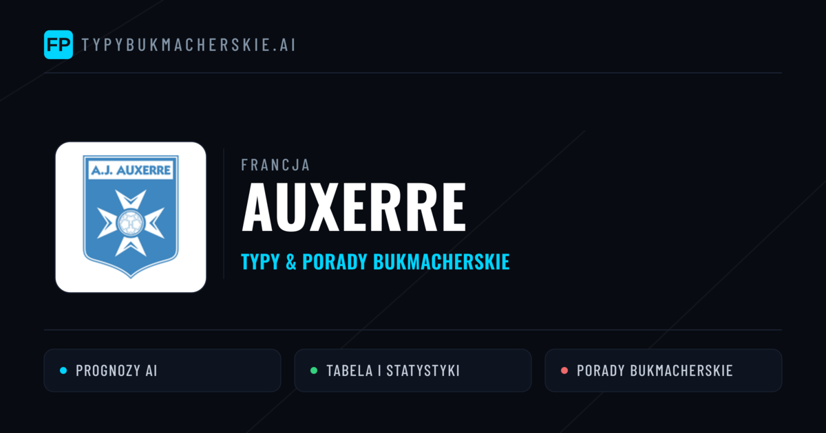 Auxerre Typy i statystyki