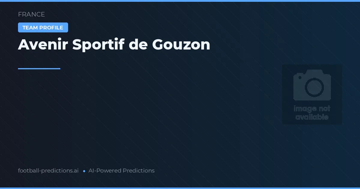 Avenir Sportif de Gouzon Typy i statystyki