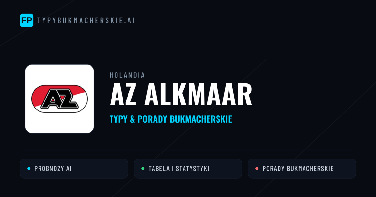 AZ Alkmaar Typy i statystyki
