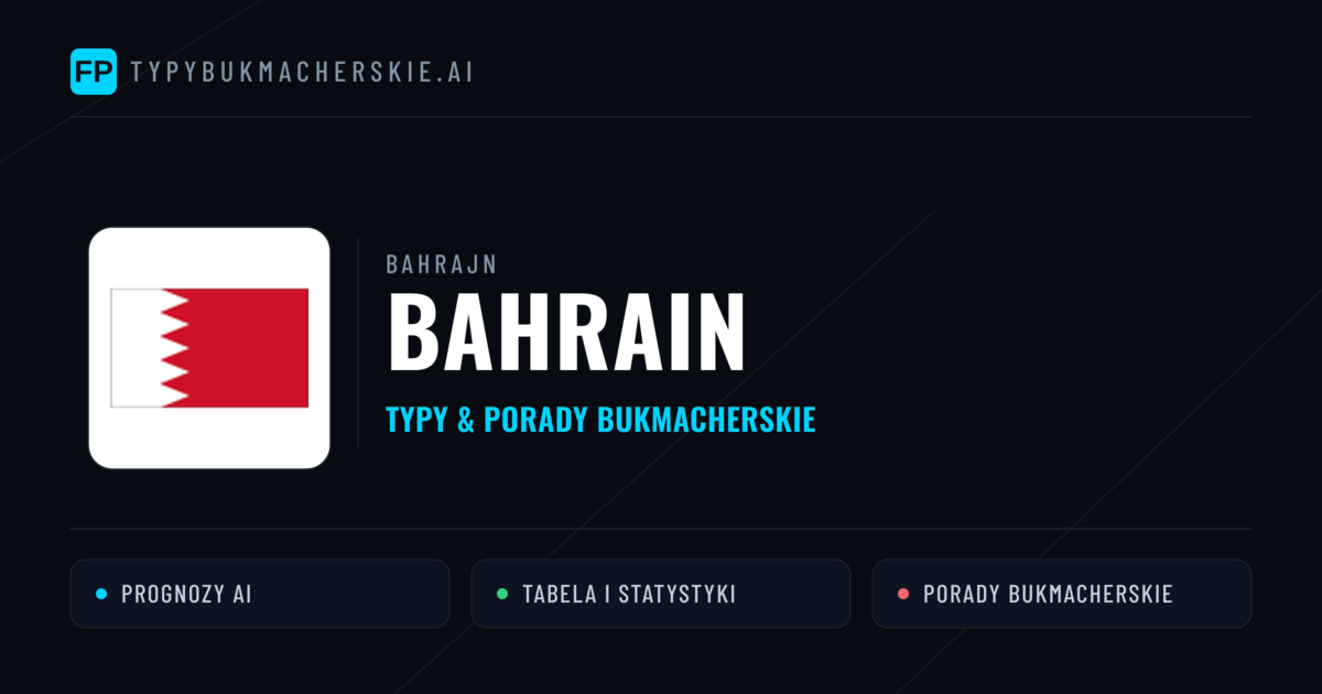 Bahrain Typy i statystyki