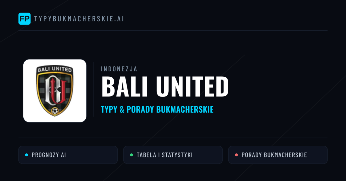 Bali United Typy i statystyki