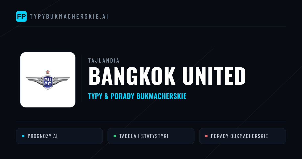 Bangkok United Typy i statystyki