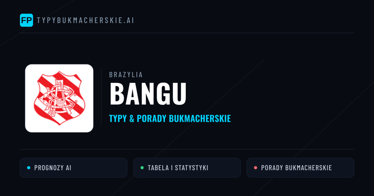 Bangu Typy i statystyki