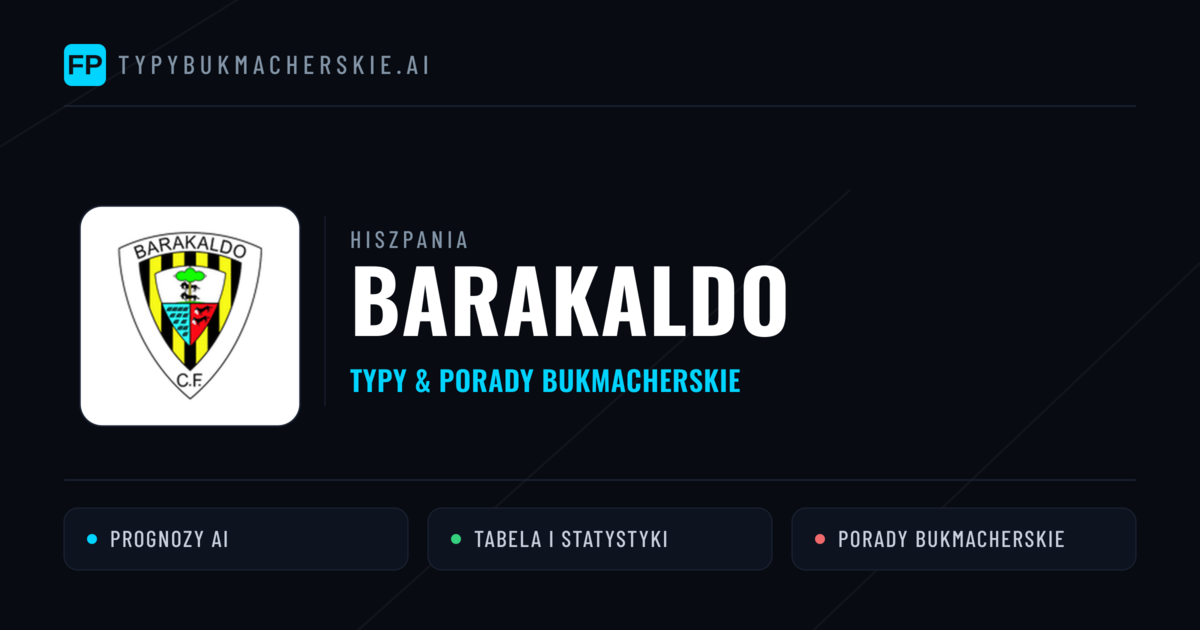 Barakaldo Typy i statystyki