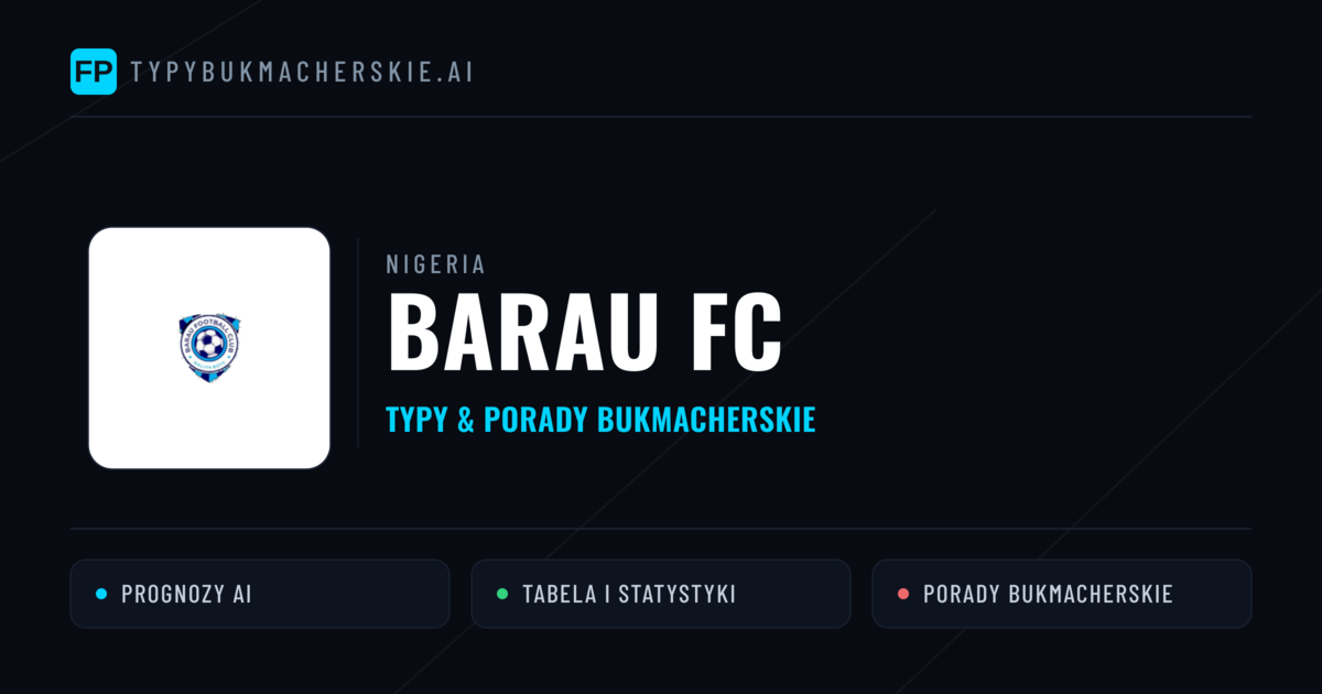 Barau FC Typy i statystyki