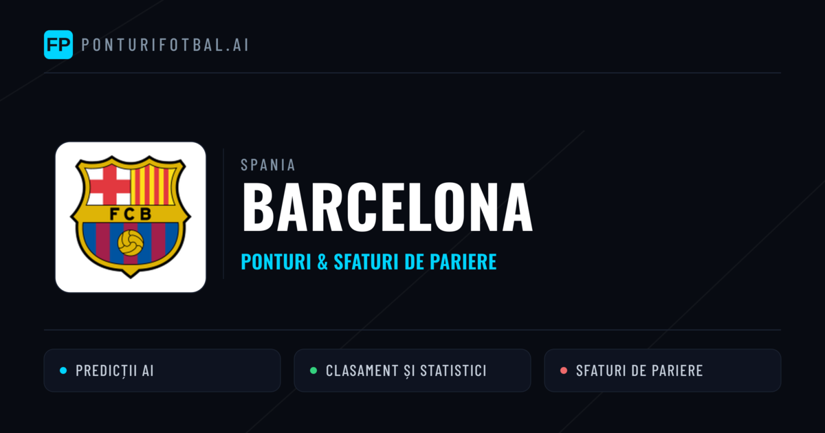 Barcelona RO Typy i statystyki