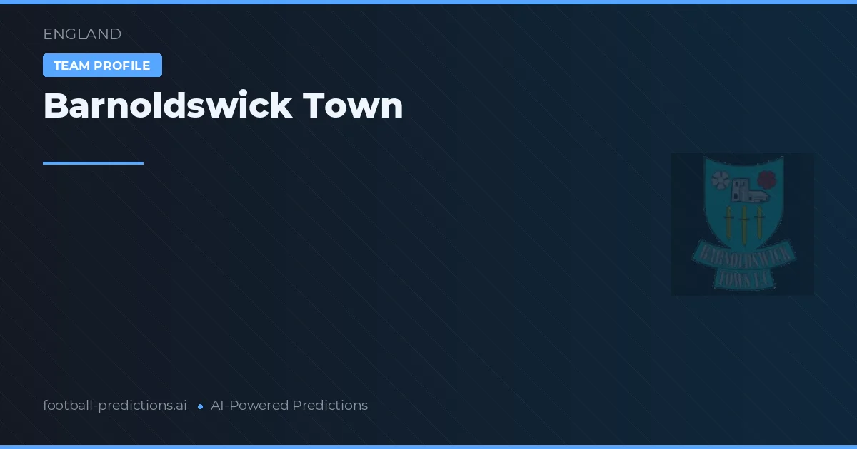 Barnoldswick Town Typy i statystyki
