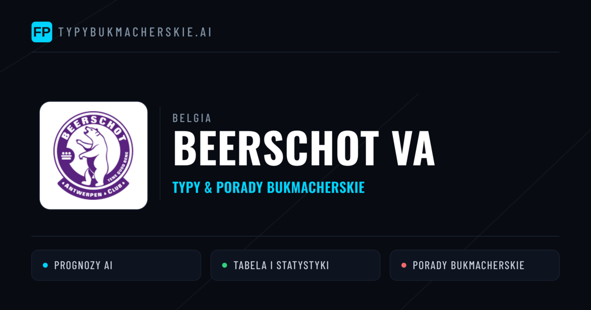 Beerschot VA Typy i statystyki