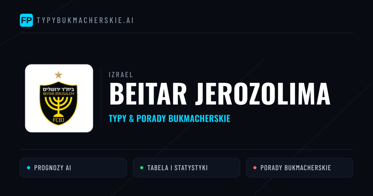 Beitar Jerozolima Typy i statystyki