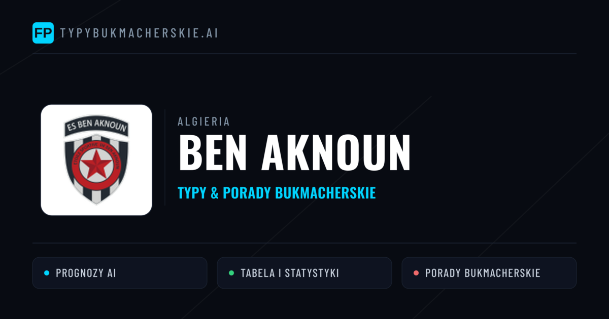 Ben Aknoun Typy i statystyki