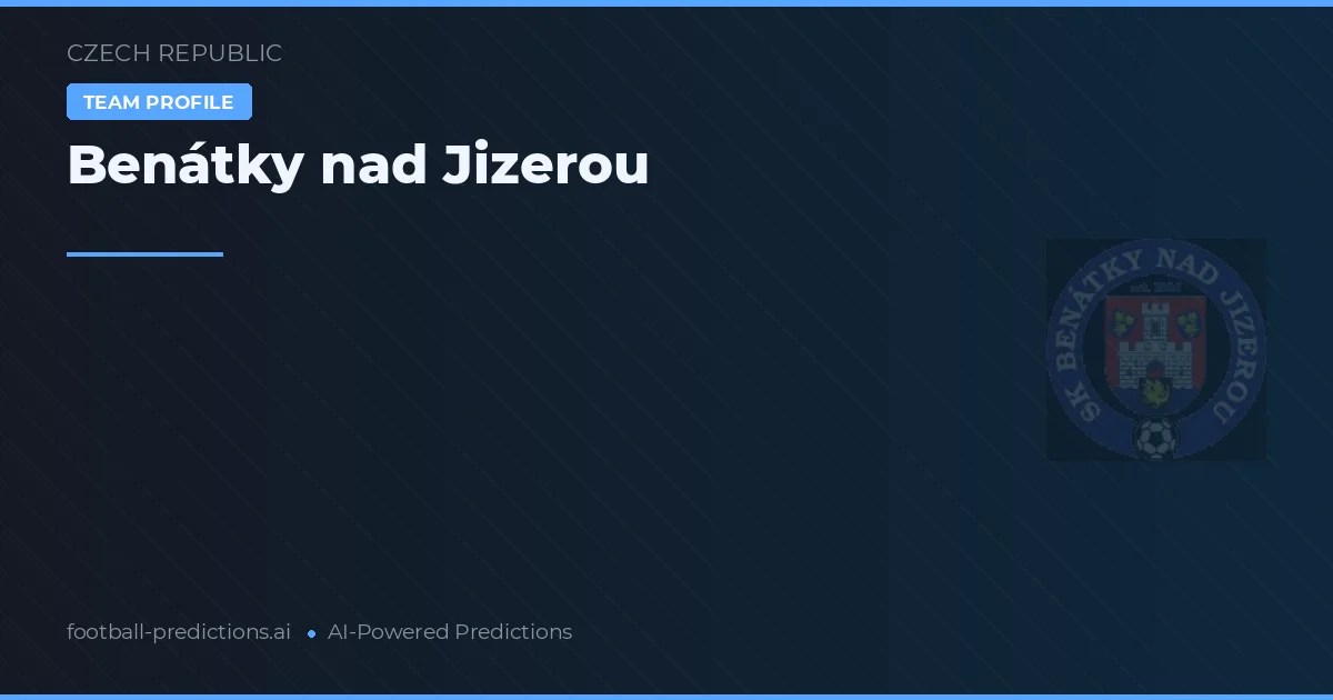 Benátky nad Jizerou Typy i statystyki