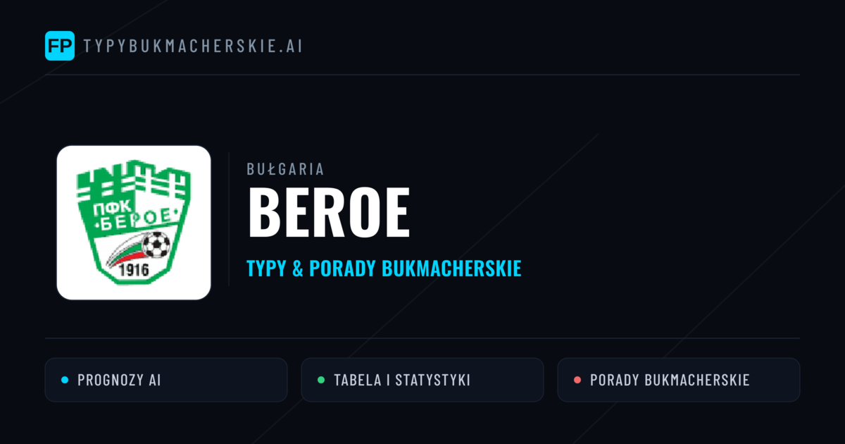 Beroe Typy i statystyki
