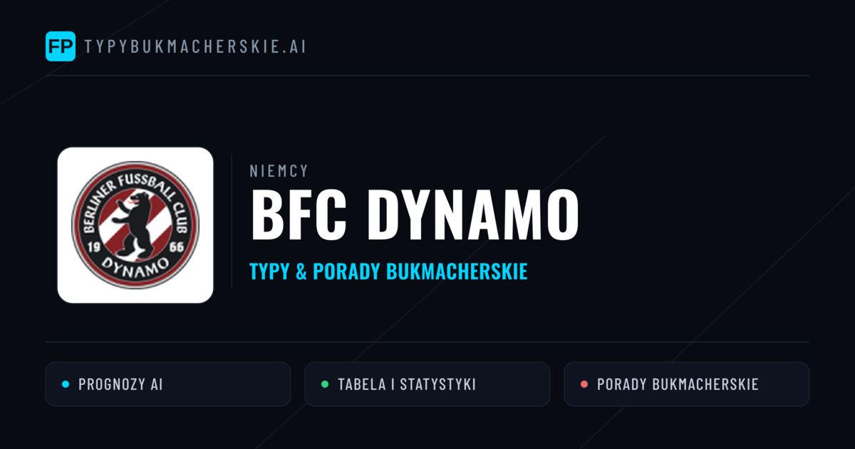 BFC Dynamo Typy i statystyki