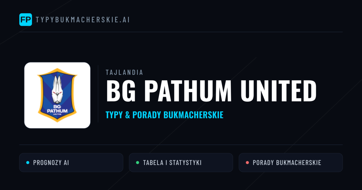 BG Pathum United Typy i statystyki