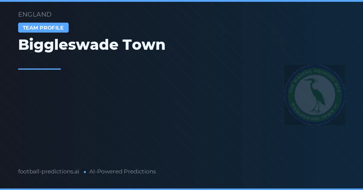 Biggleswade Town Typy i statystyki