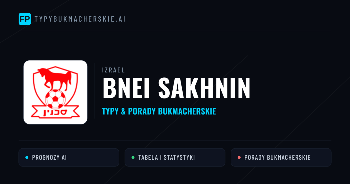 Bnei Sakhnin Typy i statystyki