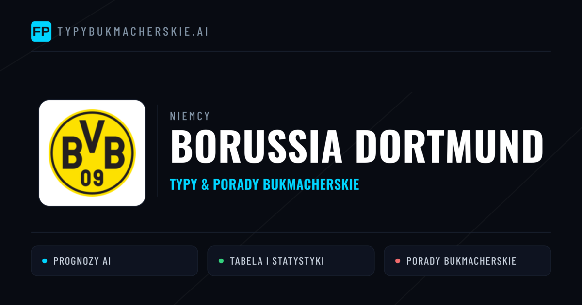 Borussia Dortmund Typy i statystyki
