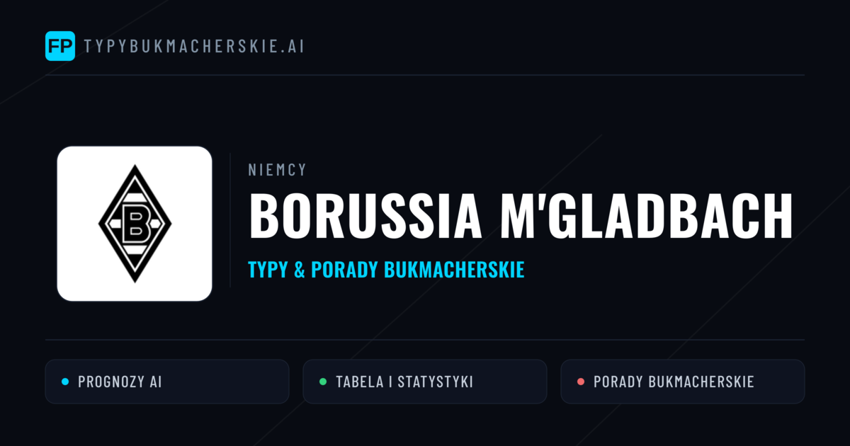 Borussia M'Gladbach Typy i statystyki