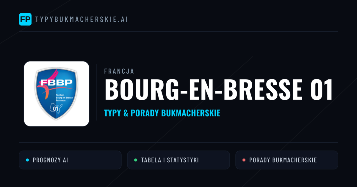 Bourg-en-Bresse 01 Typy i statystyki