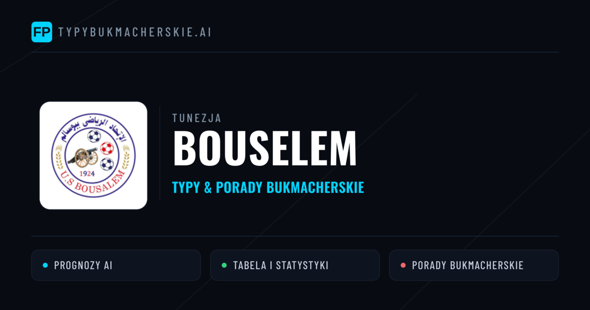 Bouselem Typy i statystyki