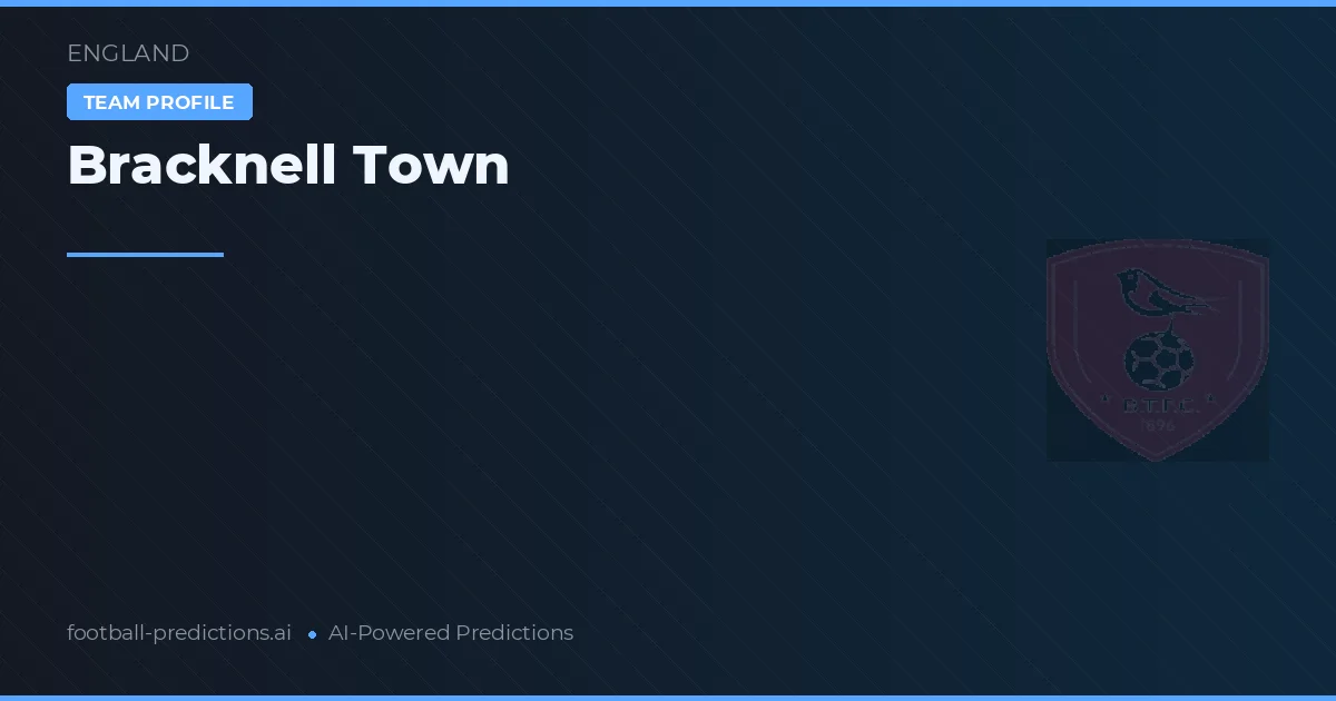 Bracknell Town Typy i statystyki