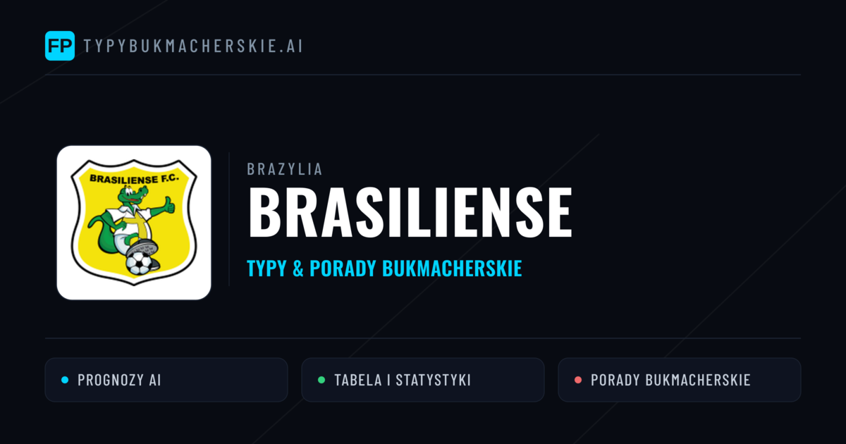 Brasiliense Typy i statystyki