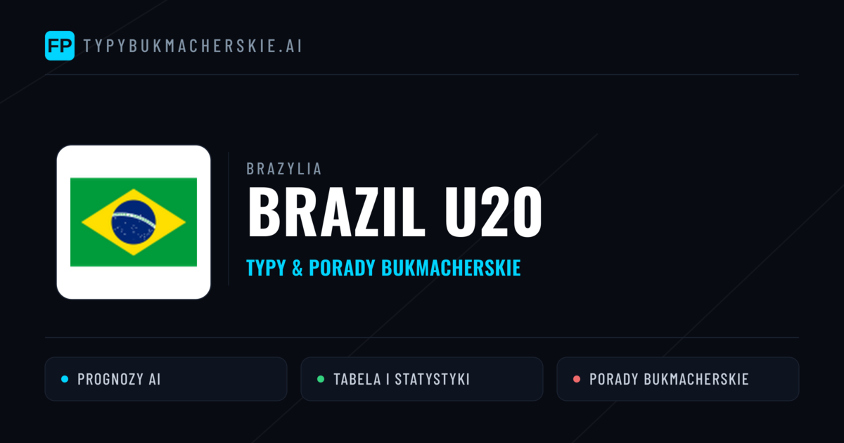 Brazil U20 Typy i statystyki