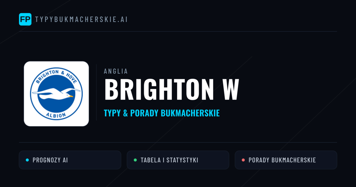 Brighton W Typy i statystyki