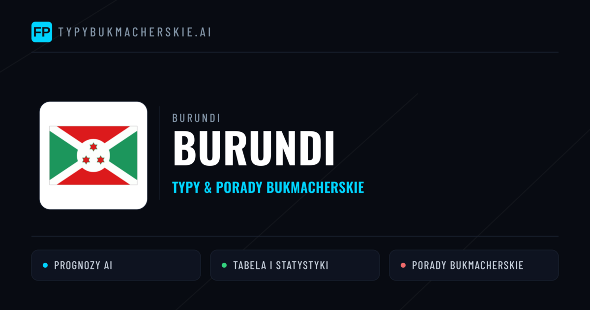 Burundi Typy i statystyki