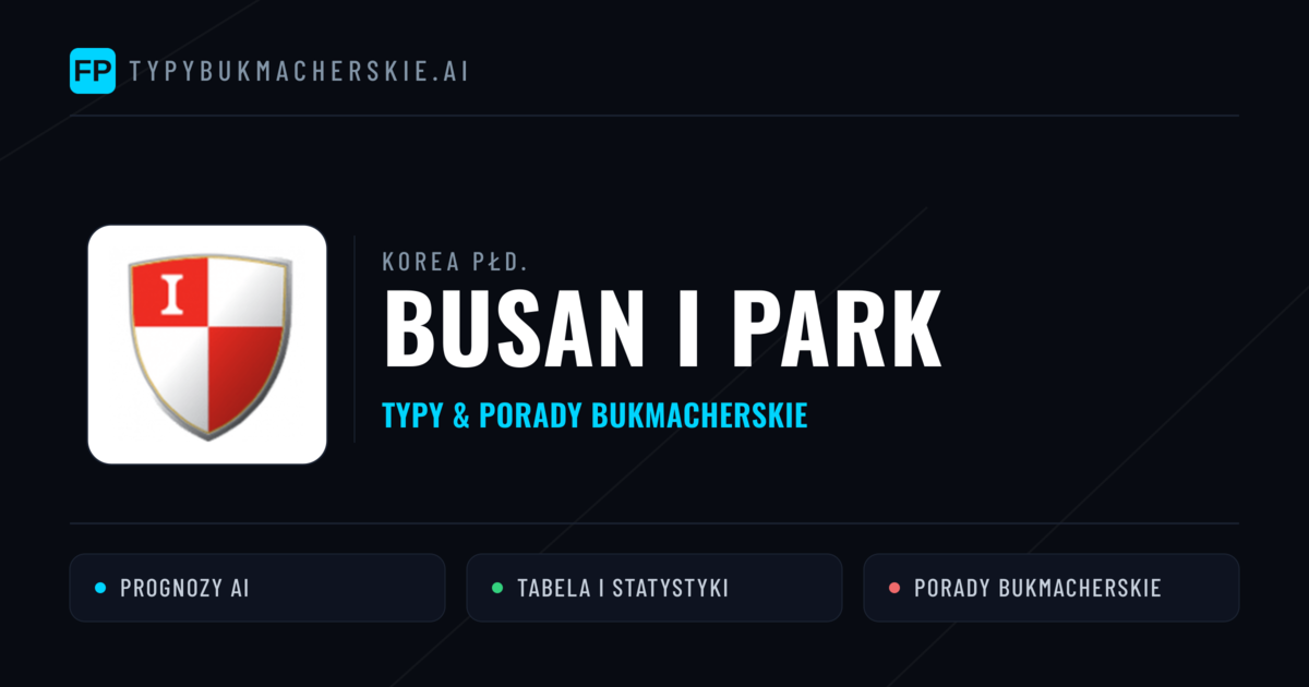 Busan I Park Typy i statystyki