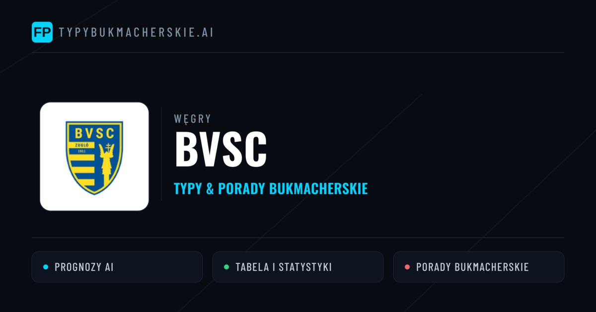 BVSC Typy i statystyki