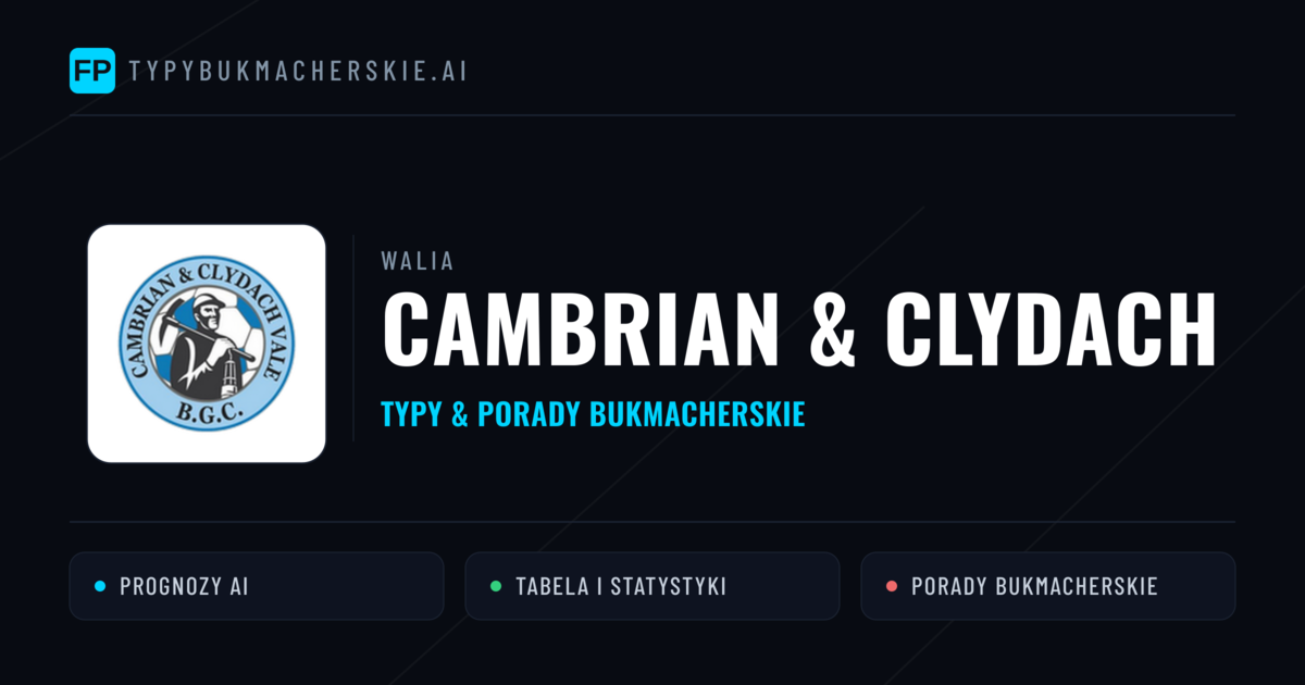 Cambrian & Clydach Typy i statystyki