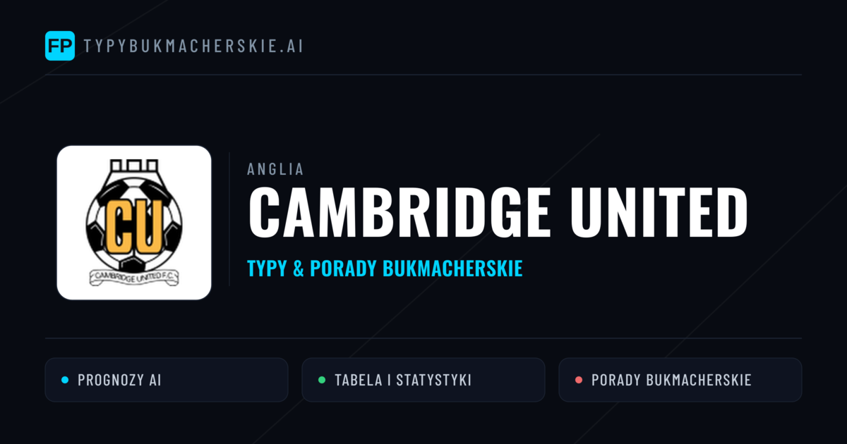 Cambridge United Typy i statystyki