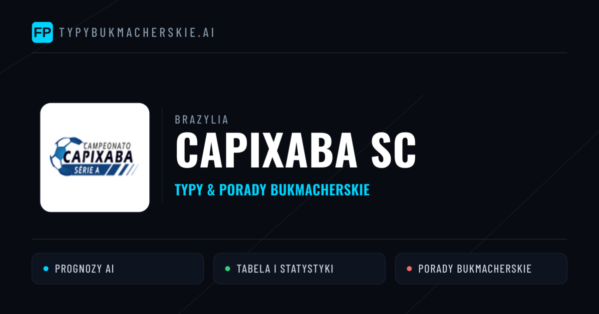 Capixaba SC Typy i statystyki