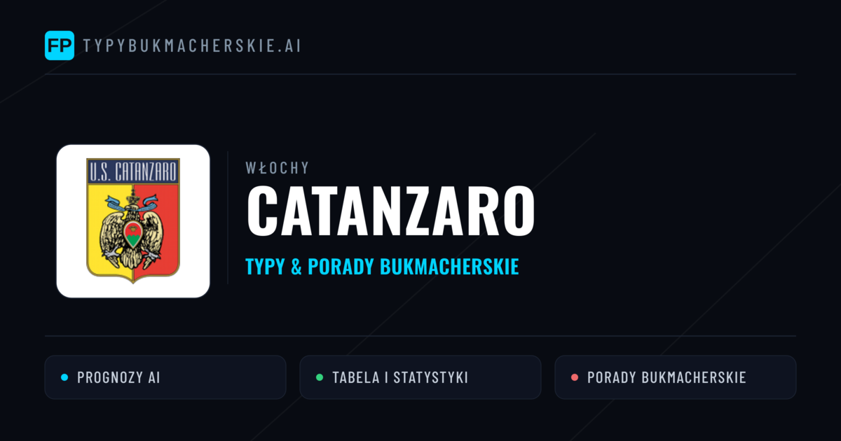 Catanzaro Typy i statystyki