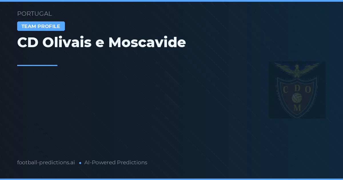 CD Olivais e Moscavide Typy i statystyki