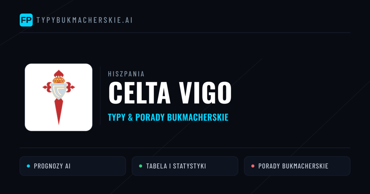 Celta Vigo Typy i statystyki