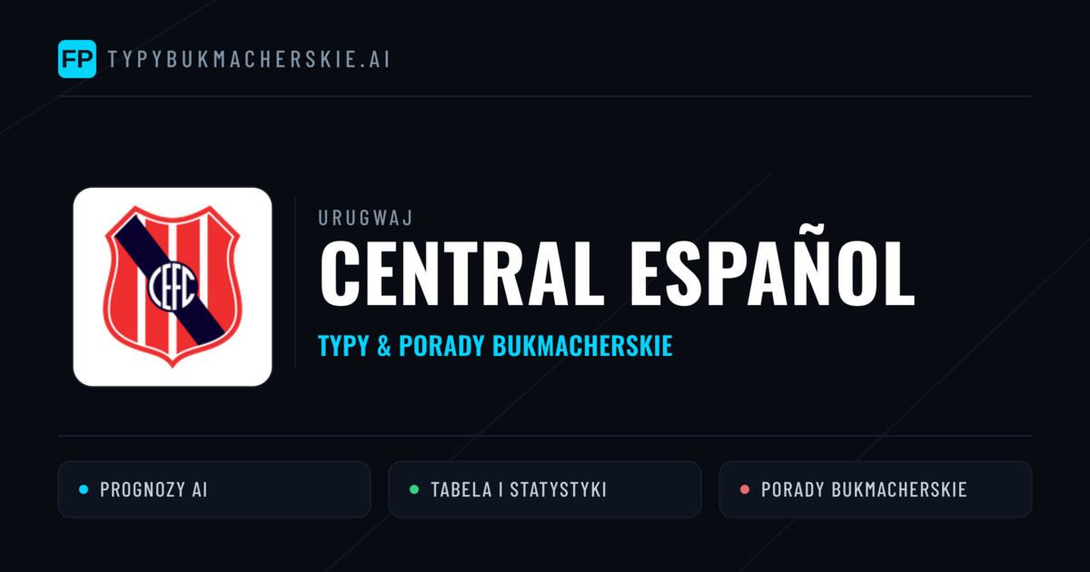 Central Español Typy i statystyki