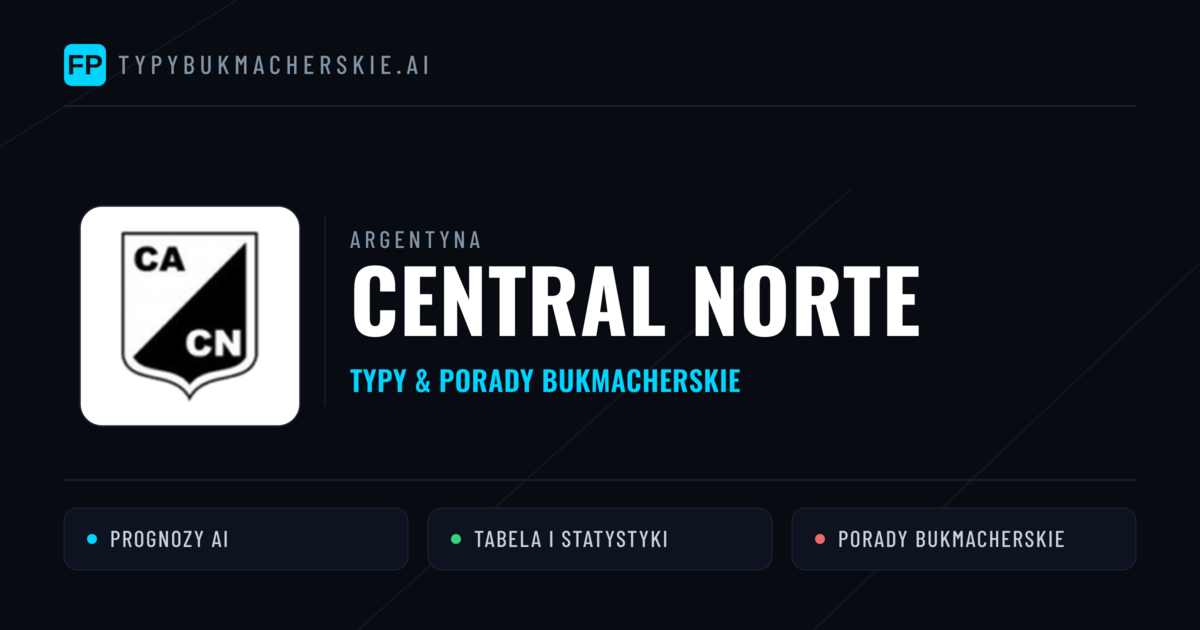 Central Norte Typy i statystyki