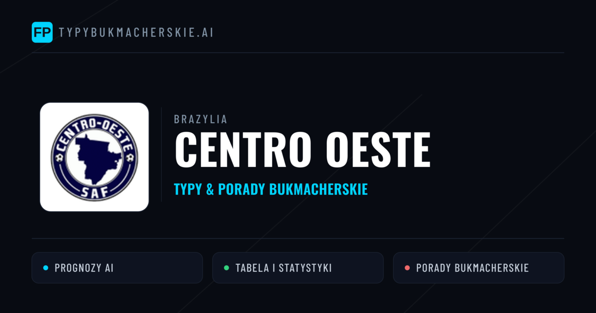 Centro Oeste Typy i statystyki