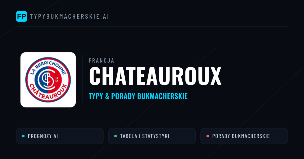 Chateauroux Typy i statystyki