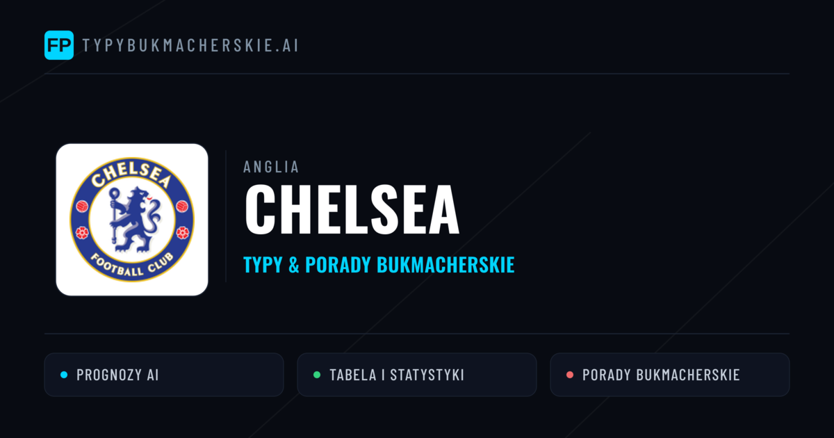 Chelsea Typy i statystyki