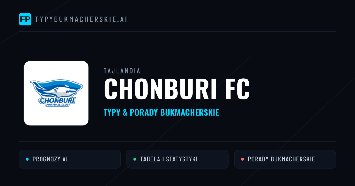 Chonburi FC Typy i statystyki