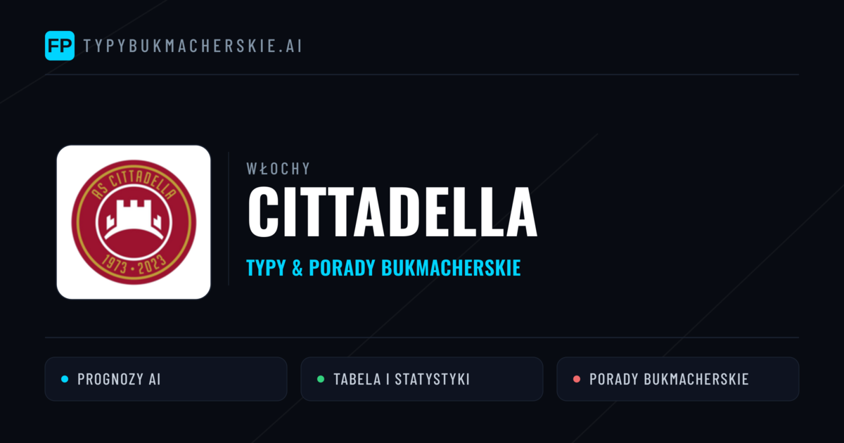 Cittadella Typy i statystyki